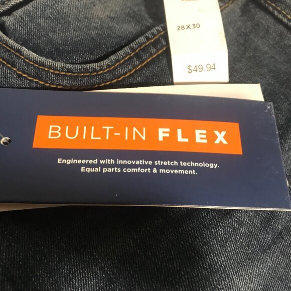 Old Navy Mens Jeans 28x30 Extremely Soft Dark Wash Denim Slim Fit NEW - Picture 9 of 9